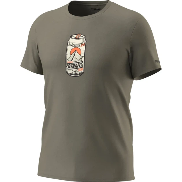 Футболка Dynafit Graphic Cotton чоловіча 5492 XXL коричнева - изображение 2