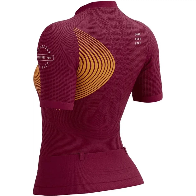 Футболка Compressport Trail Postural SS Top Wmn Persian red/blazing orange S (100078255) - изображение 2
