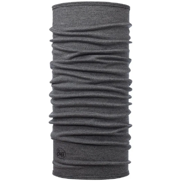 Пов'язка Buff Midweight Merino Wool Light grey melange Uni (100060148) - Фото 1 Пов'язка Buff Midweight Merino Wool Light grey melange Uni (100060148) - изображение 1