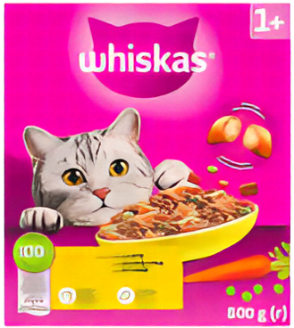 Сухой корм для кошек Whiskas с ягненком 800 г (5900951296475) - Фото 3 Сухой корм для кошек Whiskas с ягненком 800 г (5900951296475) - изображение 3