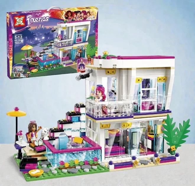 Детский конструктор Домик DK Friends (7143ДК) - изображение 3