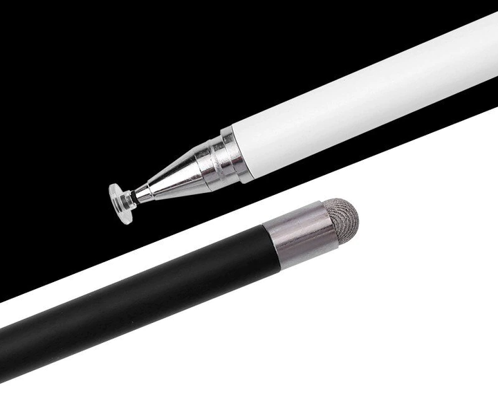 Универсальный стилус 2 в 1 Pencil Duo чёрный карандаш-ручка для всех сенсорных экранов Android iOS Windows - Фото 2 Универсальный стилус 2 в 1 Pencil Duo чёрный карандаш-ручка для всех сенсорных экранов Android iOS Windows - изображение 2