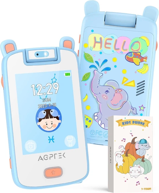 Детский игрушечный смартфон AGPTEK с сенсорным экраном - Фото 1 Детский игрушечный смартфон AGPTEK с сенсорным экраном - изображение 1