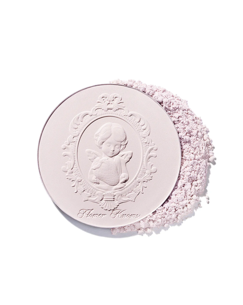 Прессованная пудра Flower Knows Strawberry Cupid Pressed Powder матовая фиксация 9.5 g - 01 Soft Lavender - изображение 2