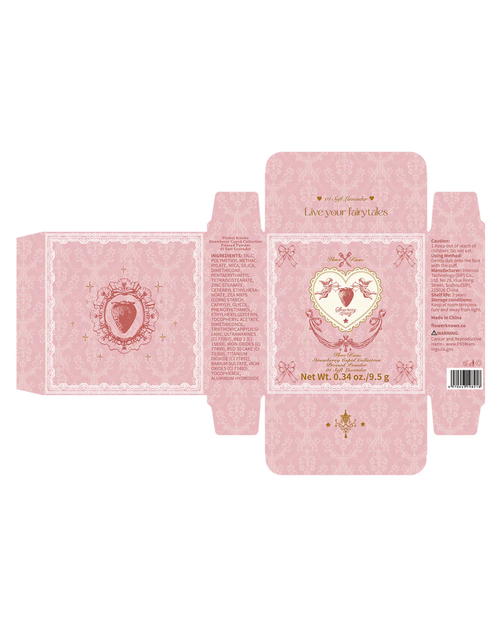Прессованная пудра Flower Knows Strawberry Cupid Pressed Powder матовая фиксация 9.5 g - 01 Soft Lavender - изображение 7