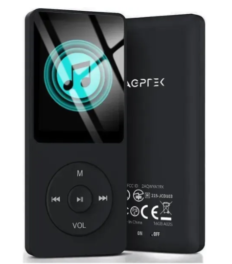 MP3 плеєр AGPTEK A02S - Фото 1 MP3 плеєр AGPTEK A02S - зображення 1