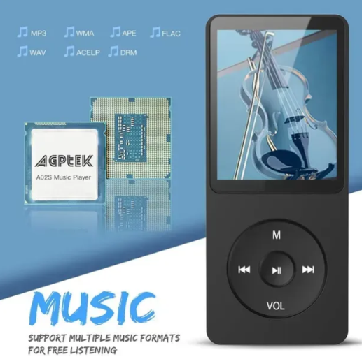 MP3 плеєр AGPTEK A02S - Фото 2 MP3 плеєр AGPTEK A02S - зображення 2