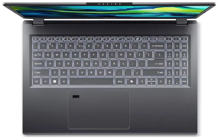 Ноутбук 15.6" Acer Aspire 15 (A15-51M-52Z0) Intel Core 5 120U RAM 16GB SSD 512GB Windows 11 Алюминиевый корпус (UKR) - изображение 2