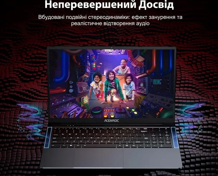 Ноутбук 16.1" ACEMAGIC AX16 Pro AMD Ryzen 7 5825U RAM 16GB SSD 512GB Windows 11 (UKR) - Фото 4 Ноутбук 16.1" ACEMAGIC AX16 Pro AMD Ryzen 7 5825U RAM 16GB SSD 512GB Windows 11 (UKR) - зображення 4