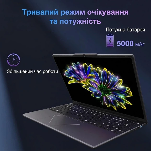 Ноутбук 15.6" DREAMFYRE ANL5 AMD Ryzen 5 3500U RAM 16GB SSD 512GB Windows 11 (UKR) - изображение 4