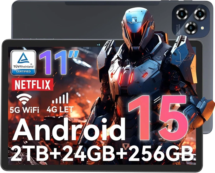 Планшет 11" Full HD TABWEE W90 (8+16)/256Gb 4G 2-SIM 8 ядер Android 15 8000 mAh Чорний Б/В - Фото 1 Планшет 11" Full HD TABWEE W90 (8+16)/256Gb 4G 2-SIM 8 ядер Android 15 8000 mAh Чорний Б/В - зображення 1