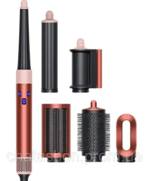Стайлер 6в1 преміум-класу для бездоганної укладки Strawberry Bronze/Blush Pink - зображення 6