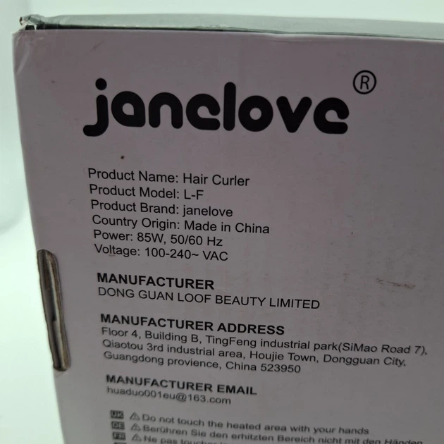 Плойка-стайлер Janelove 6-в-1 – набір керамічних щипців для завивки з регулюванням температури 180–450°F та подвійною напругою - зображення 13