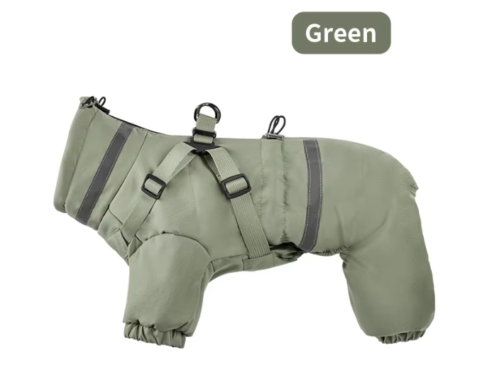 Теплый комбинезон для собак V.PET.B.R. Dog Apparel C837 Army Green, XS - Фото 2 Теплый комбинезон для собак V.PET.B.R. Dog Apparel C837 Army Green, XS - изображение 2