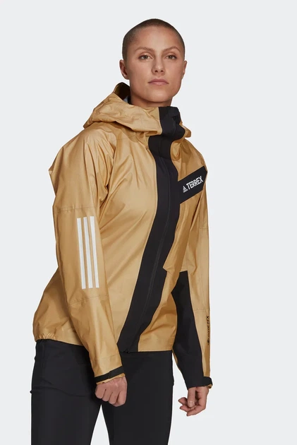Жіноча куртка весняна Techrock Light GORE-TEX водовідштовхувальна бежевий S - Фото 2 Жіноча куртка весняна Techrock Light GORE-TEX водовідштовхувальна бежевий S - изображение 2