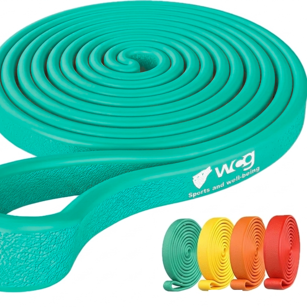 Фитнес-резинка WCG PowerStrip Level 1 (7 - 13 кг) — Резиновая петля / эспандер для тренировок и подтягиваний - изображение 4