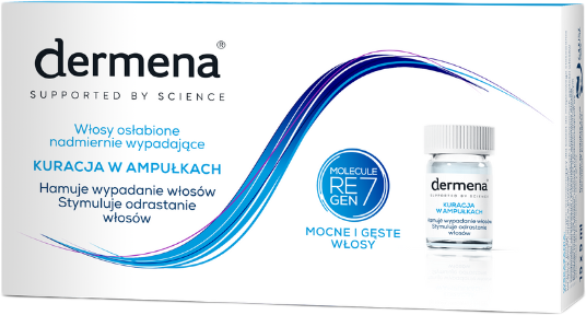 Набір ампул проти випадіння волосся Dermena Hair Care 15 x 5 мл (5902175320585) - зображення 3