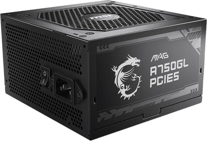 Блок живлення MSI MAG A750GL PCIE5 750W 80+ Gold (MAG A750GL PCIE5) - изображение 2
