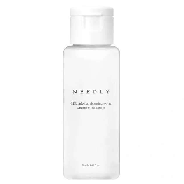 Мягкая мицеллярная вода для очищения кожи Needly Mild Micellar Cleansing Water, 50 мл - Фото 1 Мягкая мицеллярная вода для очищения кожи Needly Mild Micellar Cleansing Water, 50 мл - изображение 1