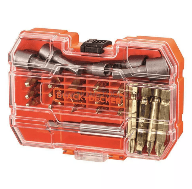 Набор бит Black+Decker Phillips, Slotted, Pozidriv, Torx 32 шт, коробка (A7229) - изображение 3
