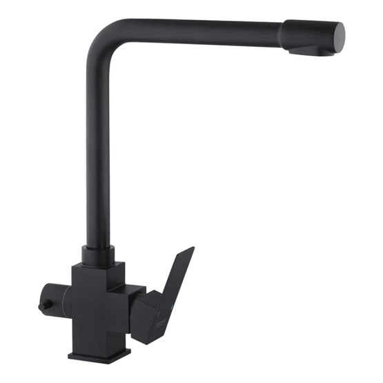 Смеситель для кухни с подключением к фильтру Kroner KRP Edelstahl Kubus-SCH03810 (CV027939) - изображение 4
