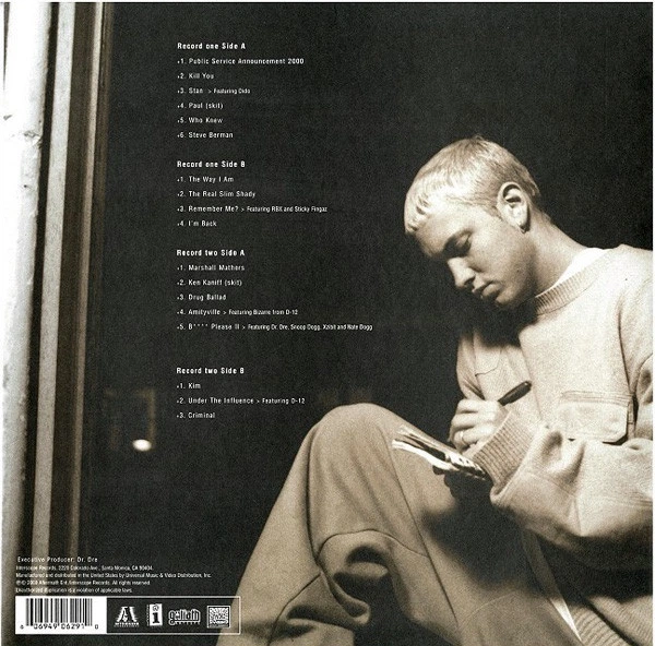 Eminem - The Marshall Mathers LP (2 пластинки, 180 грамм, Альбом, Переиздание) - изображение 2