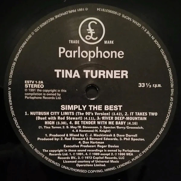 Tina Turner - Simply The Best (2 пластинки, Сборник, Переиздание) - изображение 9