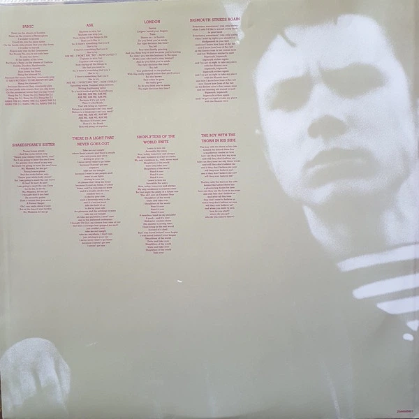 The Smiths - The World Won't Listen (2 пластинки, 180 грамм, Сборник, Переиздание) - Фото 7 The Smiths - The World Won't Listen (2 пластинки, 180 грамм, Сборник, Переиздание) - изображение 7