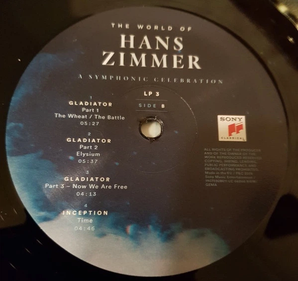 Hans Zimmer - The World Of Hans Zimmer (A Symphonic Celebration) (3 платівки, 180 грам, Альбом, Лімітоване) - Фото 12 Hans Zimmer - The World Of Hans Zimmer (A Symphonic Celebration) (3 платівки, 180 грам, Альбом, Лімітоване) - зображення 12