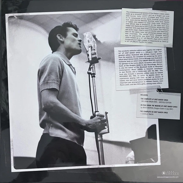 Chet Baker - Chet Baker Sings - The Definitive Collector's Edition (180 грамм, Переиздание, Ремастеринг) - Фото 2 Chet Baker - Chet Baker Sings - The Definitive Collector's Edition (180 грамм, Переиздание, Ремастеринг) - изображение 2