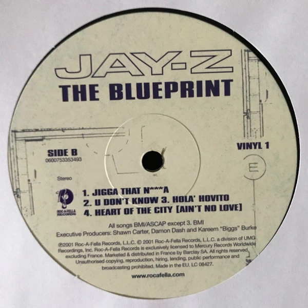 Jay-Z - The Blueprint (2 платівки, Розкладна обкладинка, Альбом, Перевидання) - Фото 9 Jay-Z - The Blueprint (2 платівки, Розкладна обкладинка, Альбом, Перевидання) - зображення 9