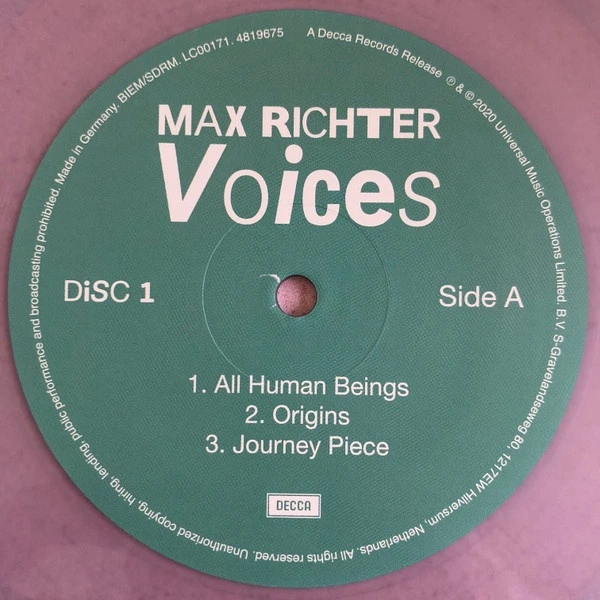 Max Richter - Voices (4 пластинки, Прозрачный, Альбом, Переиздание) - изображение 13