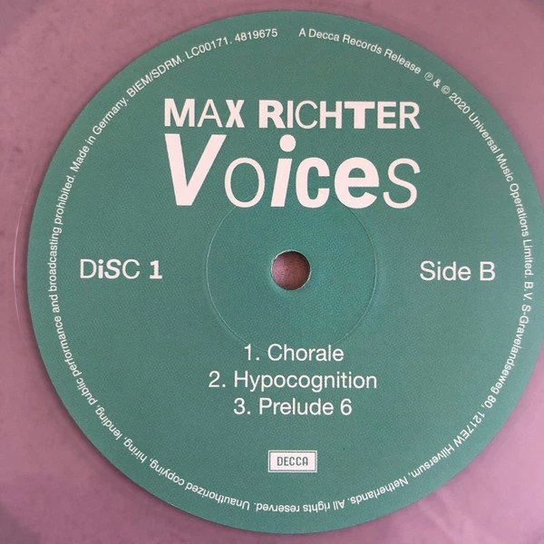 Max Richter - Voices (4 пластинки, Прозрачный, Альбом, Переиздание) - изображение 14