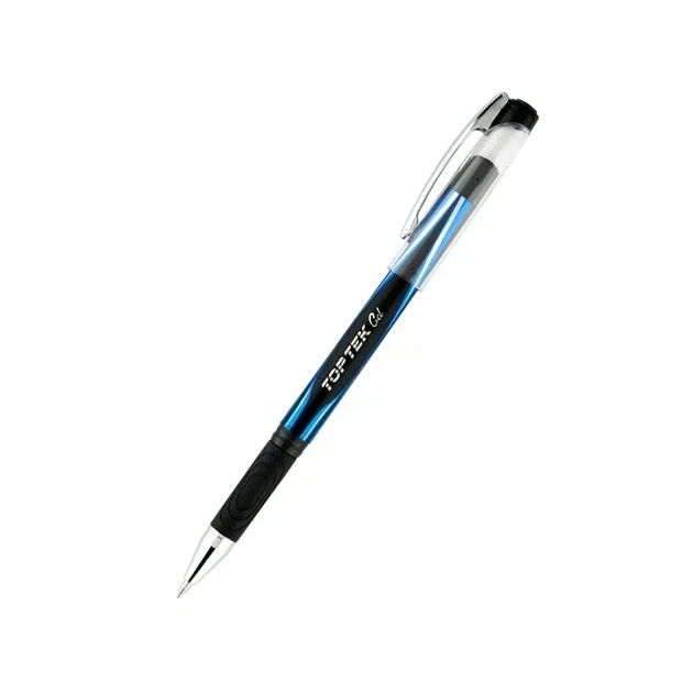 Ручка гелева 0,5мм Top Tek Gel синя UNIMAX - Фото 1 Ручка гелева 0,5мм Top Tek Gel синя UNIMAX - изображение 1