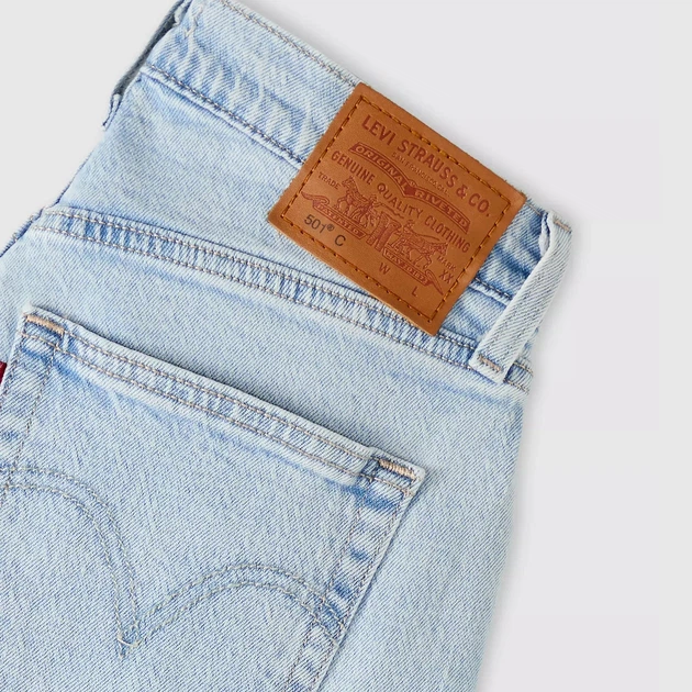 Jeansy regular fit damskie Levi`s 501 Curve Lightweight 0066J-0000 W25L30 Błękitne (5401187796673) - obraz 7