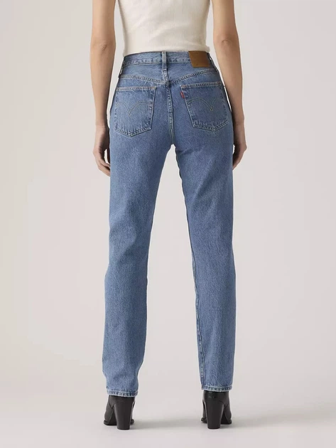 Jeansy regular fit damskie Levi's 501 Jeans For Women Shout Out Stone 12501-0438 25-32 Niebieskie (5401105688844) - Zdjęcie 2 Jeansy regular fit damskie Levi's 501 Jeans For Women Shout Out Stone 12501-0438 25-32 Niebieskie (5401105688844) - obraz 2