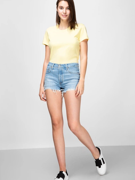 Spodenki damskie krótkie jeansowe Levi`s 501® Original Short 56327-0086 26 Niebieskie (5400816883432) - obraz 3