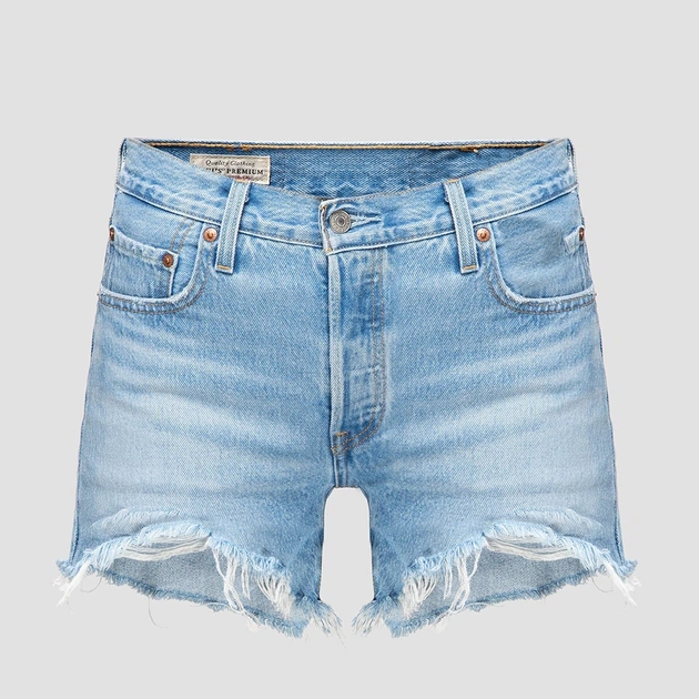 Spodenki damskie krótkie jeansowe Levi`s 501® Original Short 56327-0086 30 Niebieskie (5400816883463) - obraz 5