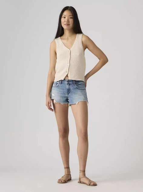 Шорти джинсові короткі жіночі Levi`s Low Loose Short 005DR-0001 26 Блакитні (5401187878010) - зображення 5
