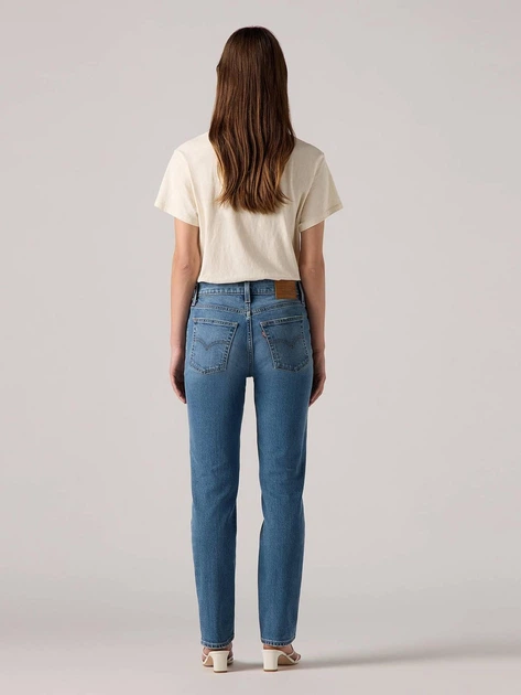 Джинси Slim Fit жіночі Levi`s 724 High Rise Straight 18883-0385 W25L30 Сині (5401157957288) - зображення 4