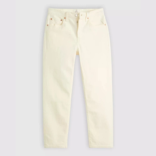 Jeansy regular fit damskie Levi`s 501® Crop 36200-0374 W27L26 Białe (5401187264721) - obraz 7