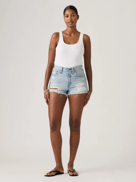 Spodenki damskie krótkie jeansowe Levi`s 501® Original Short 56327-0552 26 Błękitne (5401187774008) - obraz 3