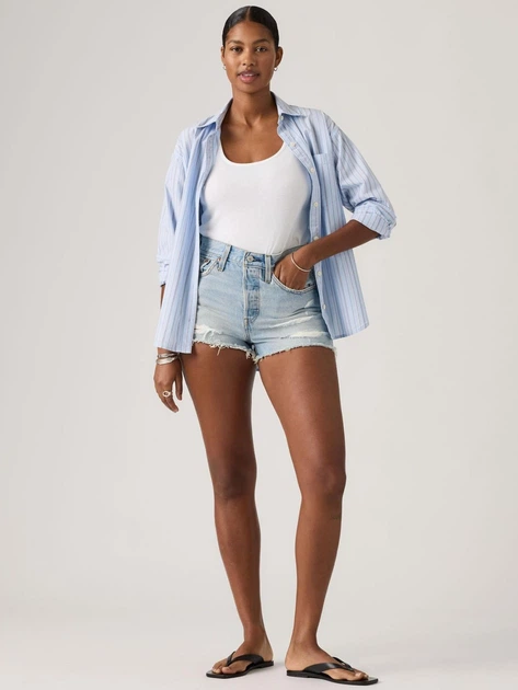 Spodenki damskie krótkie jeansowe Levi`s 501® Original Short 56327-0552 26 Błękitne (5401187774008) - obraz 5