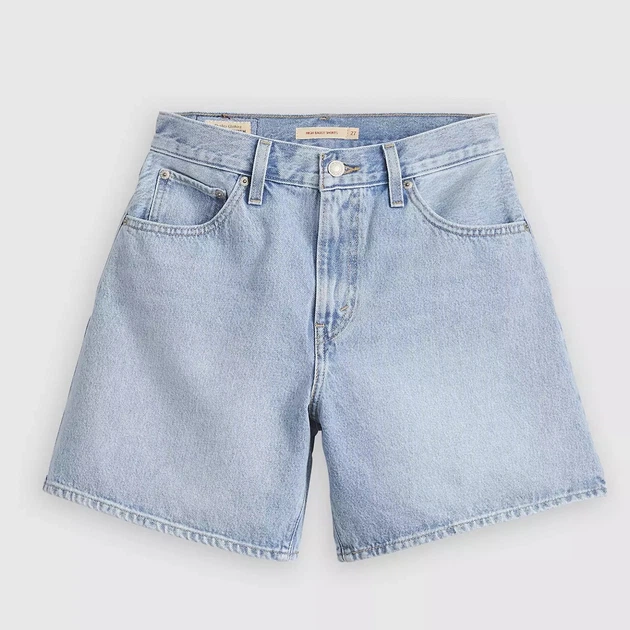 Spodenki damskie krótkie jeansowe Levi`s High Baggy Short A9311-0000 26 Błękitne (5401157224373) - obraz 7