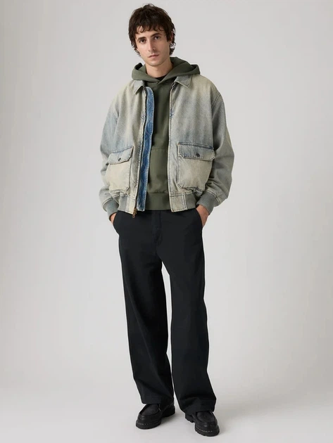 Брюки чоловічі Levi`s XX Chino Baggy Pltd 0057Q-0003 W33L32 Чорні (5401187840772) - зображення 6