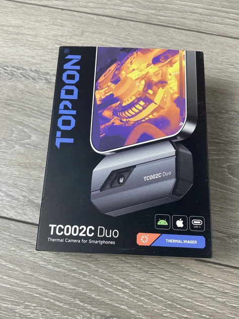 Тепловизионная камера TOPDON TC002C DUO, USB-C, 256×192, 25 Гц, диапазон −20...+550°C - Фото 8 Тепловизионная камера TOPDON TC002C DUO, USB-C, 256×192, 25 Гц, диапазон −20...+550°C - изображение 8