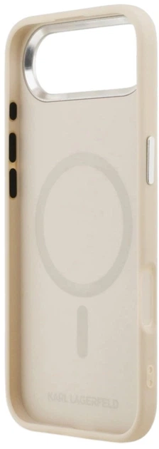 Панель Karl Lagerfeld Karl & Choupette Pins MagSafe для Apple iPhone 17 Air Beige (3666339495145) - зображення 6