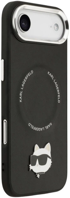 Панель Karl Lagerfeld Choupette Pins MagSafe для Apple iPhone 17 Air Black (3666339496104) - зображення 4