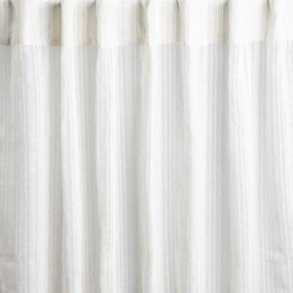 Штора Homla Tavira з додаванням льону бежева у смужку 140 x 250 см (5906496742491) - Фото 1 Штора Homla Tavira з додаванням льону бежева у смужку 140 x 250 см (5906496742491) - зображення 1