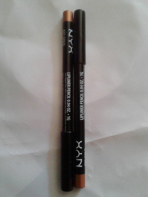 Стойкий карандаш для губ NYX Cosmetics Slim Lip Pencil SPL837 оттенок Gold - изображение 3
